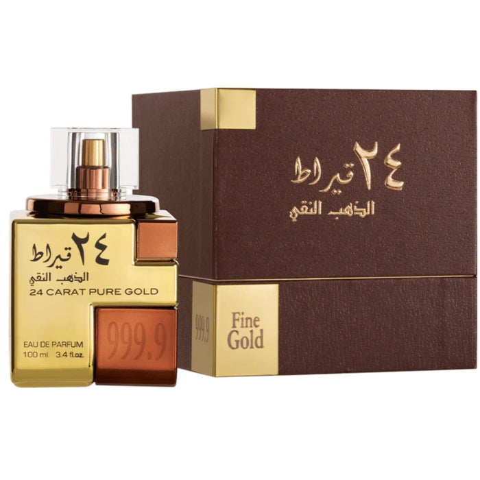 Lattafa 24 Carat Pure Gold Eau De Parfum For Unisex 100ml
