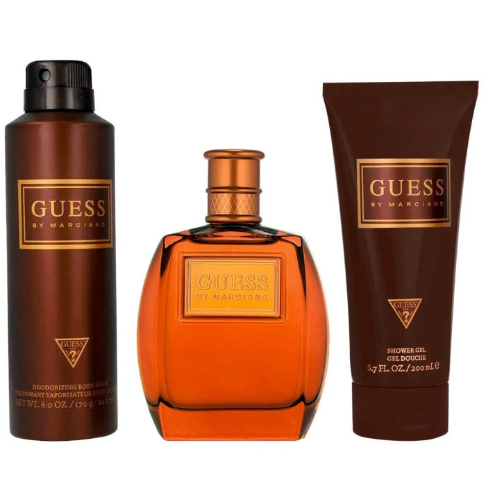 Guess By Marciano Set For Men Eau De Toilette 100ml + Deodorant Body Spray 226ml + Shower Gel 200ml