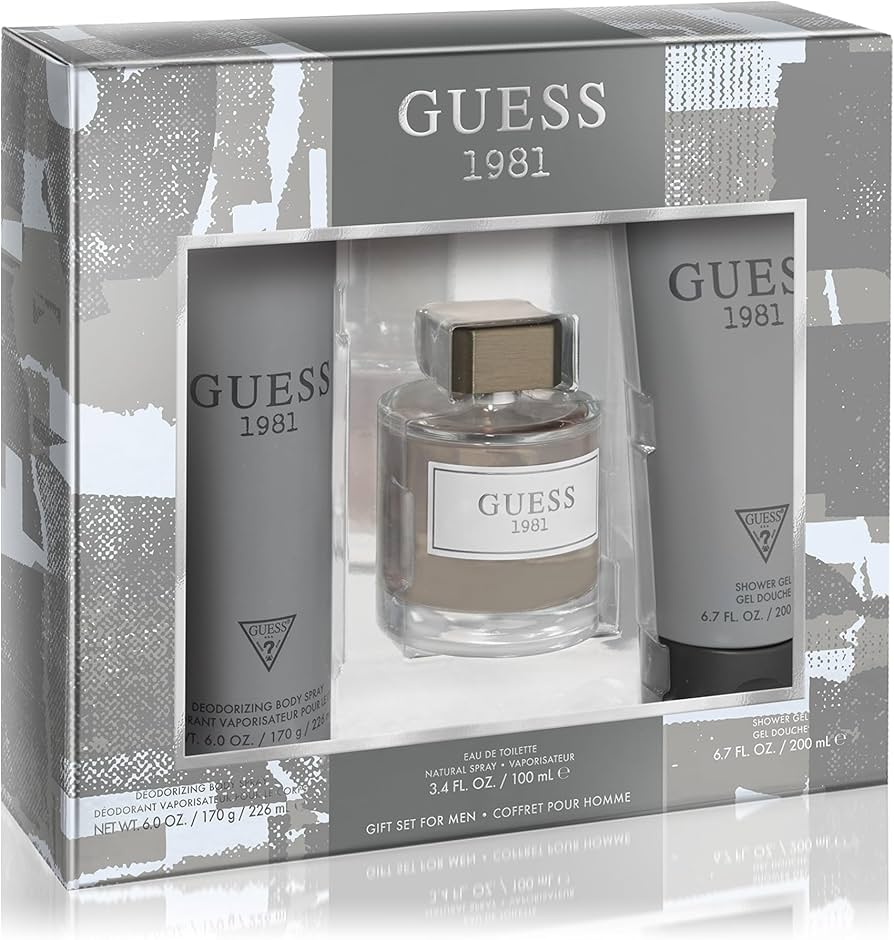 Guess 1981 Set For Men Eau De Toilette 100ml + Deodorant 226ml + Shower Gel 200ml