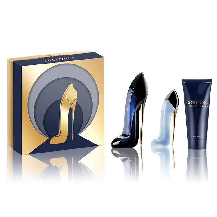 Carolina Herrera Good Girl Set For Women Eau De Parfum 100ml + Hair Mist 30ml + Body Lotion 100ml