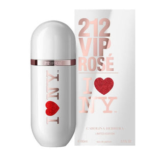 Carolina Herrera 212 Vip Rose I Love NY Eau De Parfum For Women 80ml