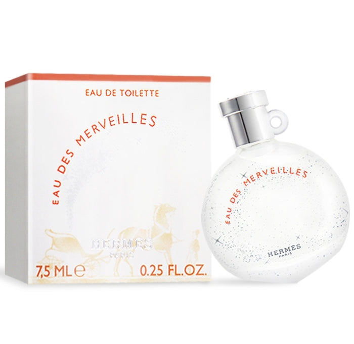 Mini Travel Hermes Eau Des Merveilles Miniature Eau De Toilette For Women 7.5ml