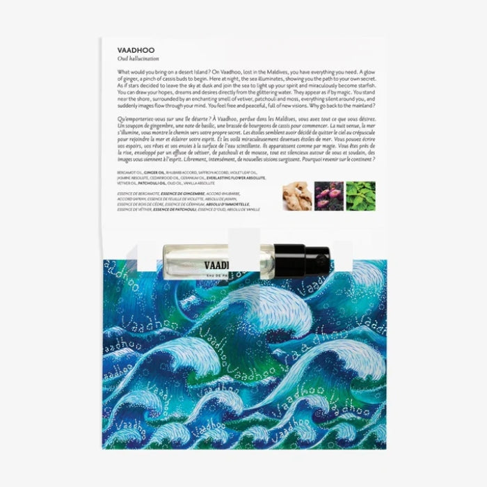 Sample Memo Paris Vaadhoo Vials Eau De Parfum For Unisex 1.5ml