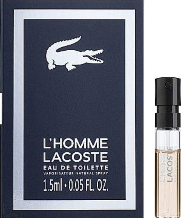 Sample Lacoste L Homme Lacoste Vials Eau De Toilette For Men 1.5ml