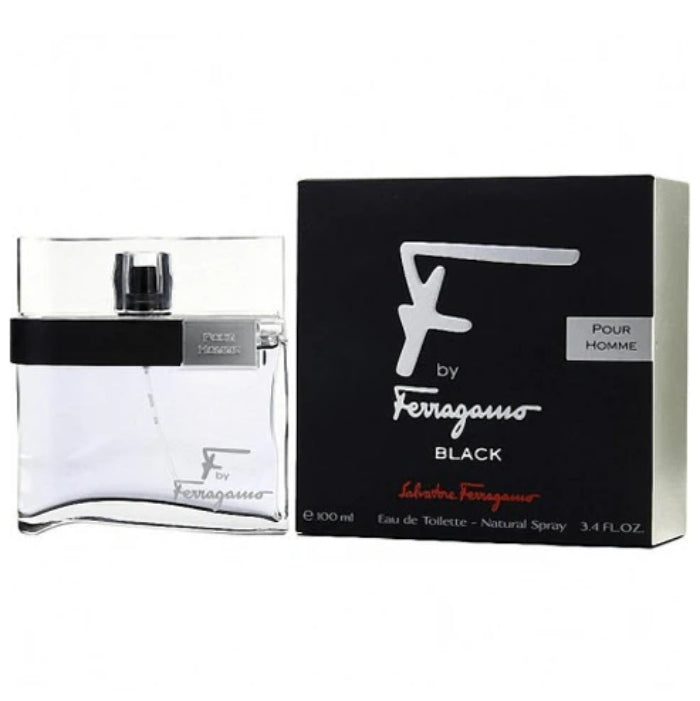 Salvatore Ferragamo Pour Homme Black Eau De Toilette For Men 100ml