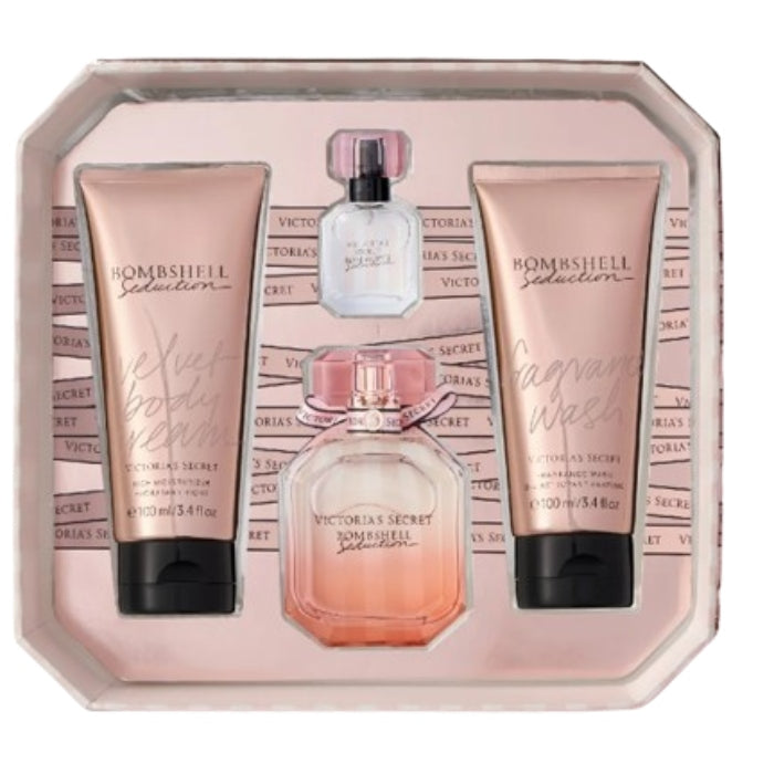 Victorias Secret Bombshell Seduction Set For Women 4 Piece