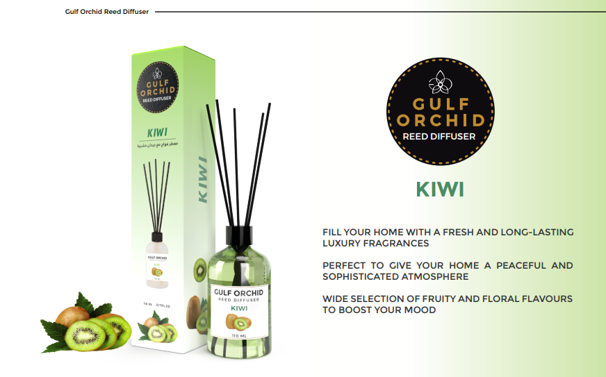 Gulf Orchid Kiwi Reed Diffuser 110ml