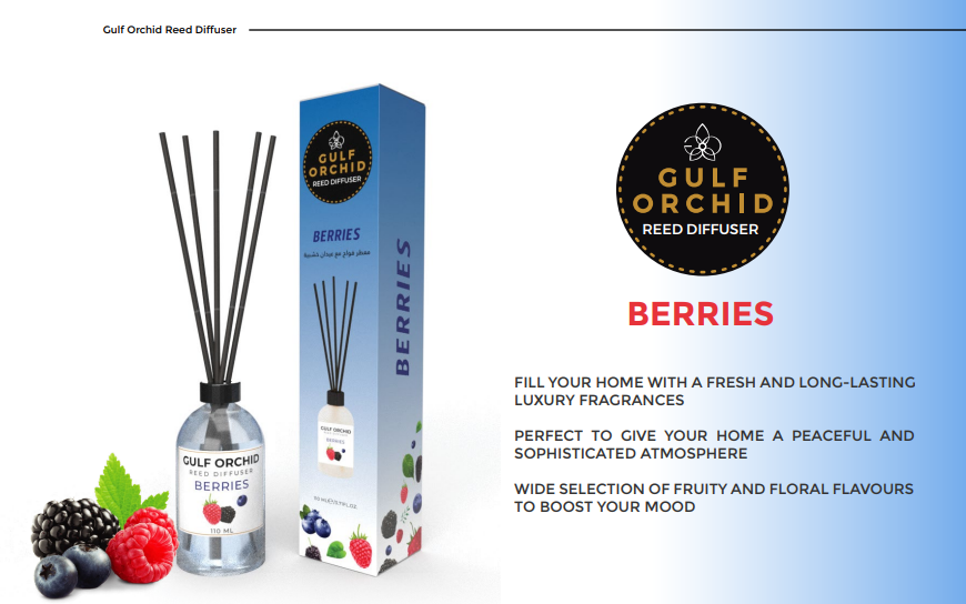 Gulf Orchid Berries Reed Diffuser 110ml
