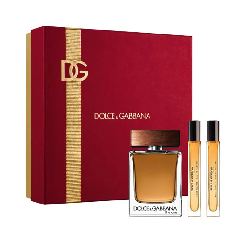 Dolce & Gabbana The One Set For Men Eau De Toilette 100ml + Mini EDP 10ml + Mini EDT 10ml