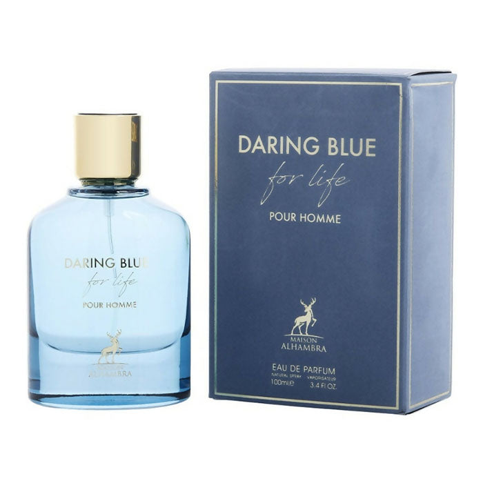 Maison Alhambra Daring Blue For Life Eau De Parfum For Men 100ml