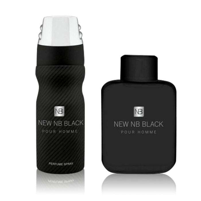 NB Black Pour Homme Set For Men Eau De Toilette 115ml + Deodorant 200ml