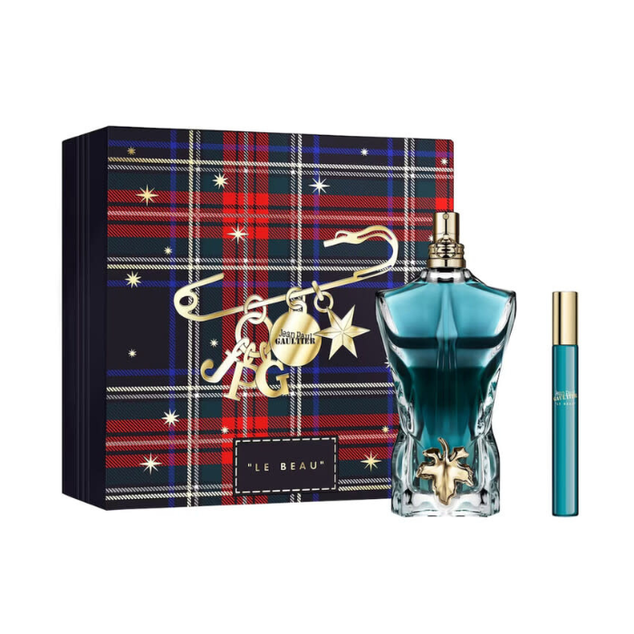 Jean Paul Gaultier Le Beau Set For Men Eau De Toilette 125ml + Mini Travel 10ml