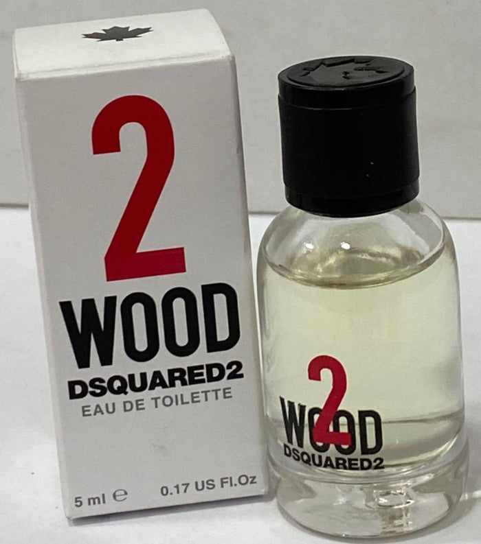 Mini Travel Dsquared2 2Wood Pour Homme Miniature Eau De Toilette For Men 5ml
