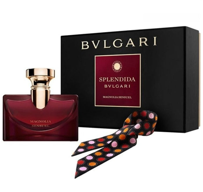 Bvlgari Splendida Magnolia Sensuel Set For Women Eau De Parfum 100ml + Scarf