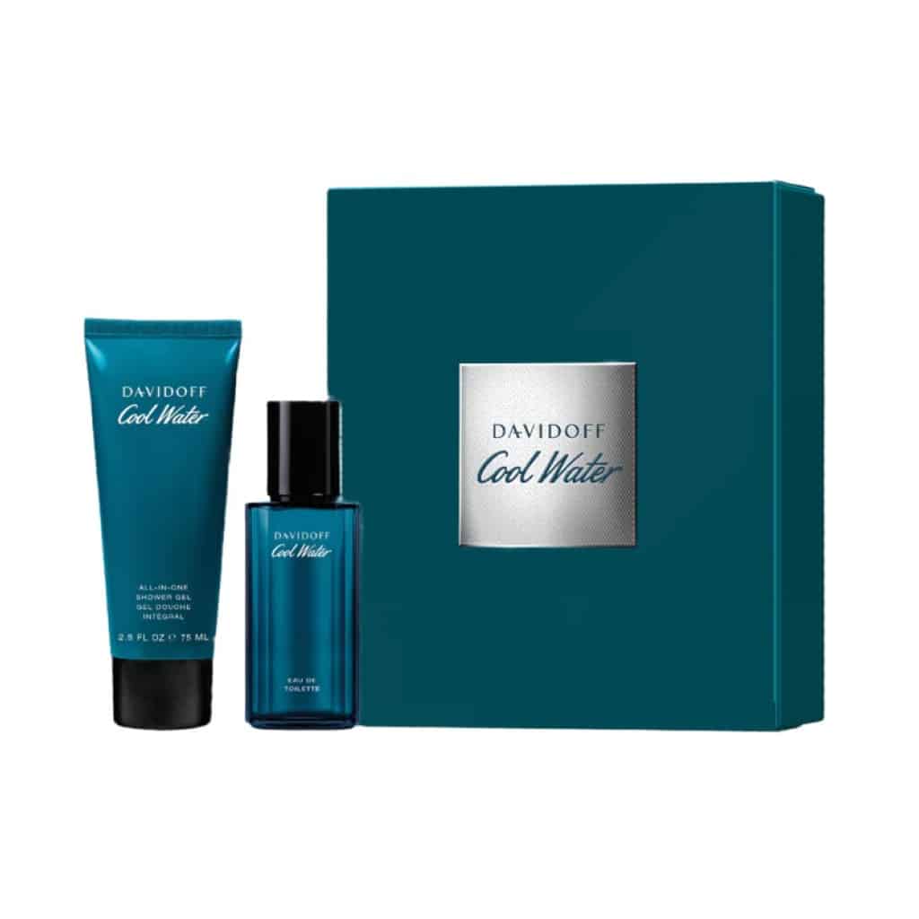 Davidoff Cool Water Set For Men Eau De Toilette 40ml + Shower Gel 75ml