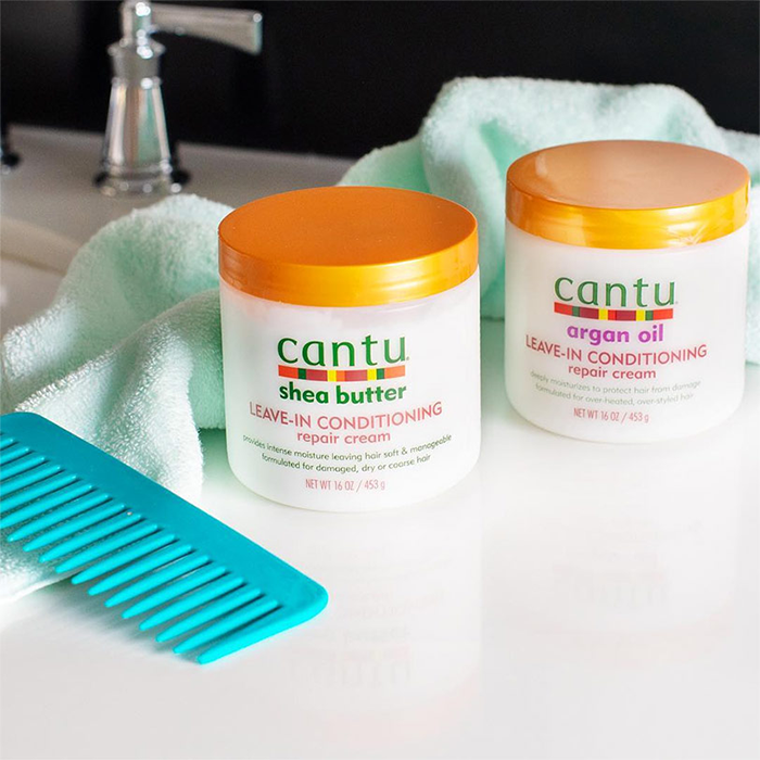 Cantu Argan Oil Leave In Conditioning Repair Cream 453 gm