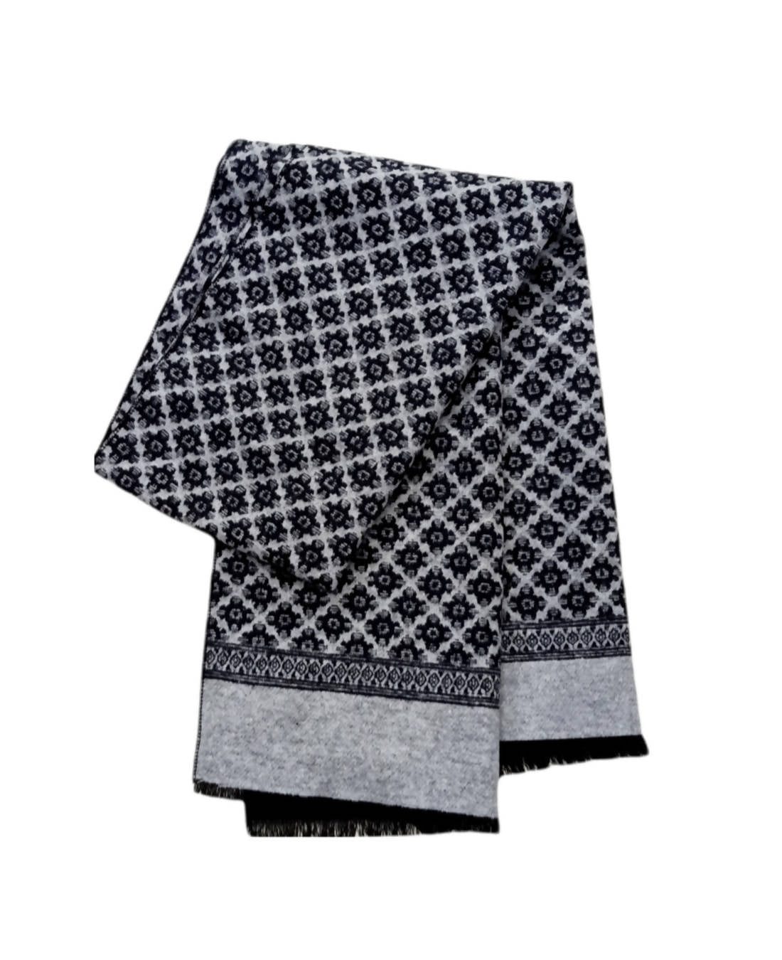 شال رجالي طويل من الصوف - سكارف 3014