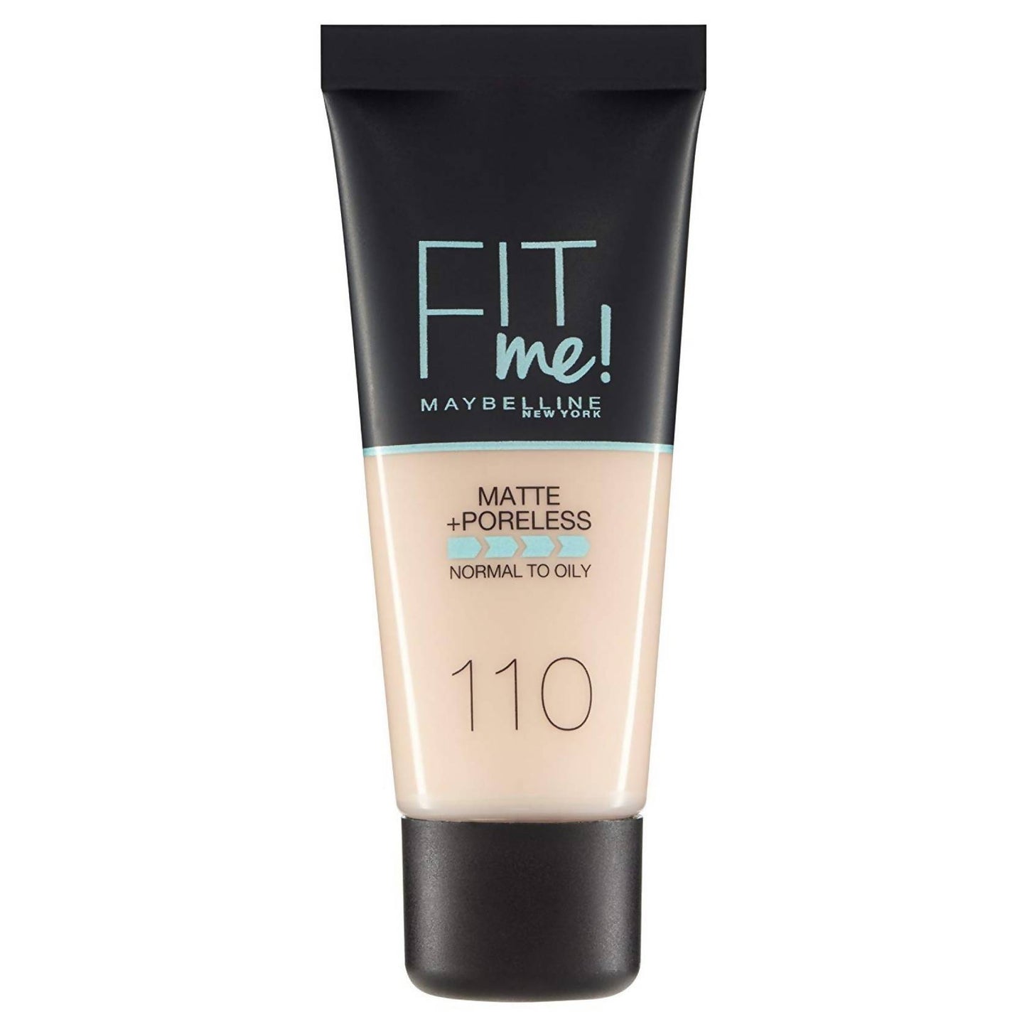 Maybelline New York Fit Me Matte & Poreless Face Foundation - 1.01 oz., 110 Porcelain