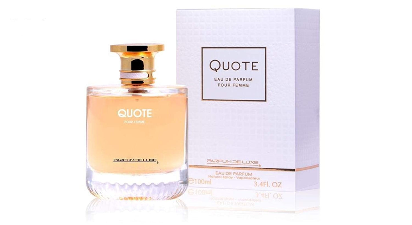 Parfum Deluxe Quote Pour Femme Eau De Parfum For Women 100ml