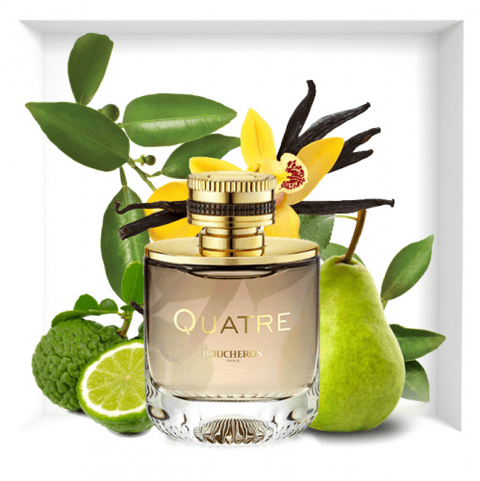 Boucheron Quatre Absolu De Nuit Set For Women Eau De Parfum 100ml + Body Lotion 100ml + Shower Gel 100ml