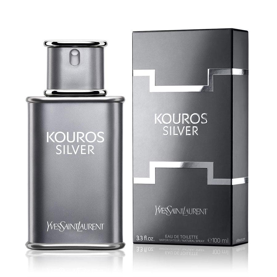 Yves Saint Laurent Kouros Silver Eau De Toilette for Men 100ml - O2morny.com
