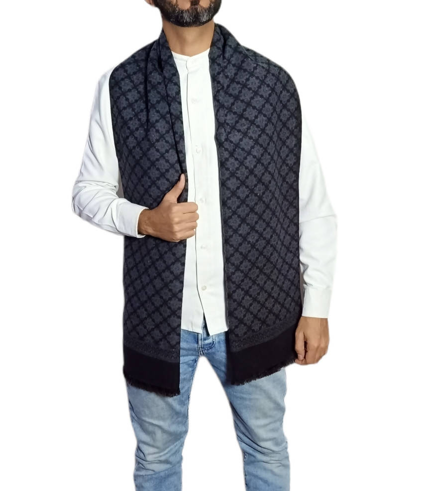 شال رجالي طويل من الصوف - سكارف 3013