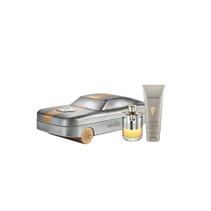 Azzaro Coffret Wanted Set For Men Eau De Toilette 50ml +Shower Gel 100ml