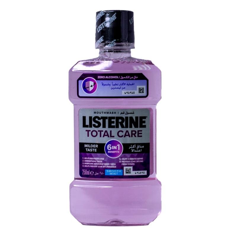 Listerine Total Care Mouthwash Smooth Mint 250ml