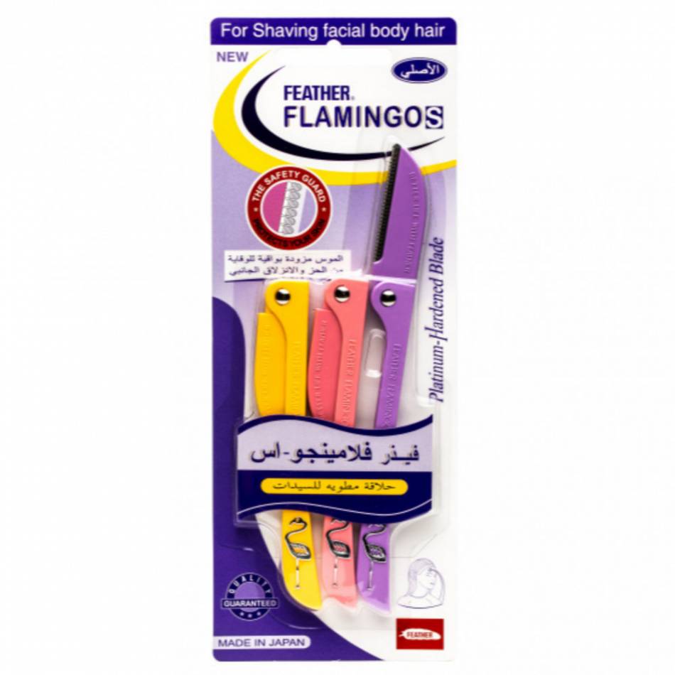 Flamingo Original Feather Razor For Face & Body Shaving