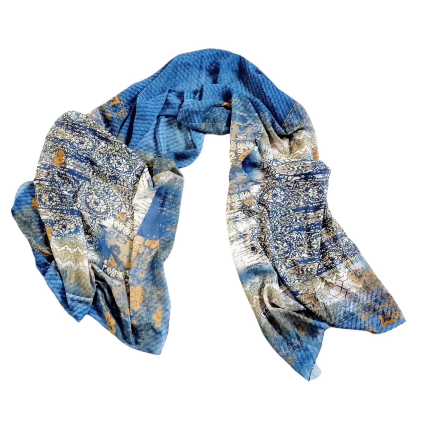 Crepe Chiffon Veil - Multi Color Chiffon Scarf 1001