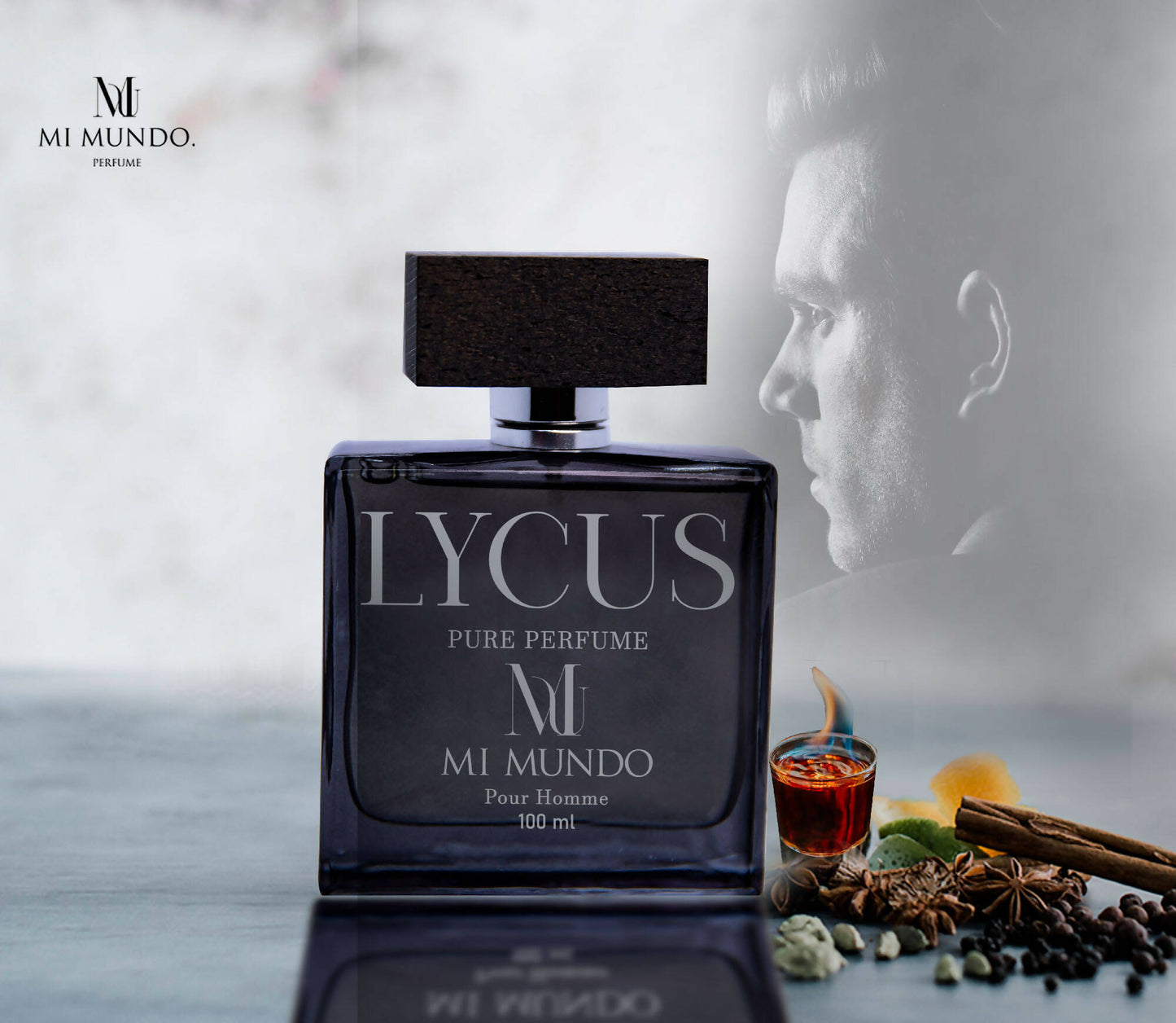 Mi Mundo Lycus Pure Perfume - Parfum - For Men 100ml