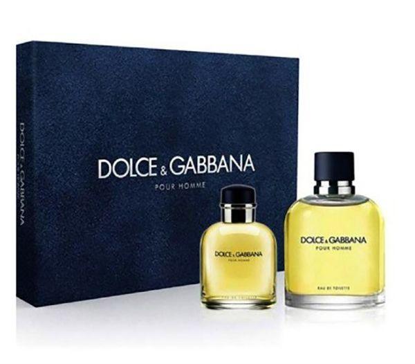 Dolce & Gabbana Pour Homme 2 Piece Set For Men Eau De Toilette for 125ml + Mini 40ml