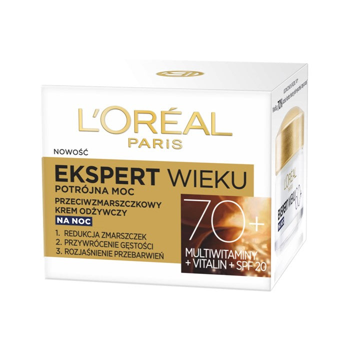 Loreal Expert of Age 70+ Nourishing Anti-Wrinkle Night Cream 50ml