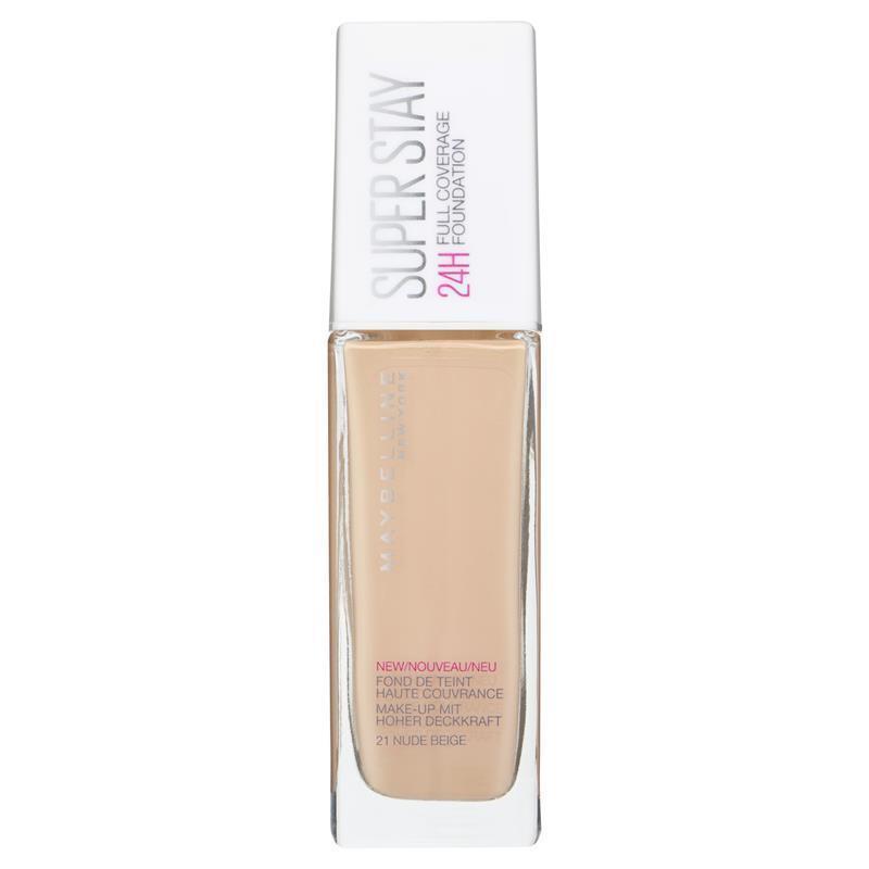 Maybelline Superstay 24 Hr Foundation 21 Nude Beige - O2morny.com