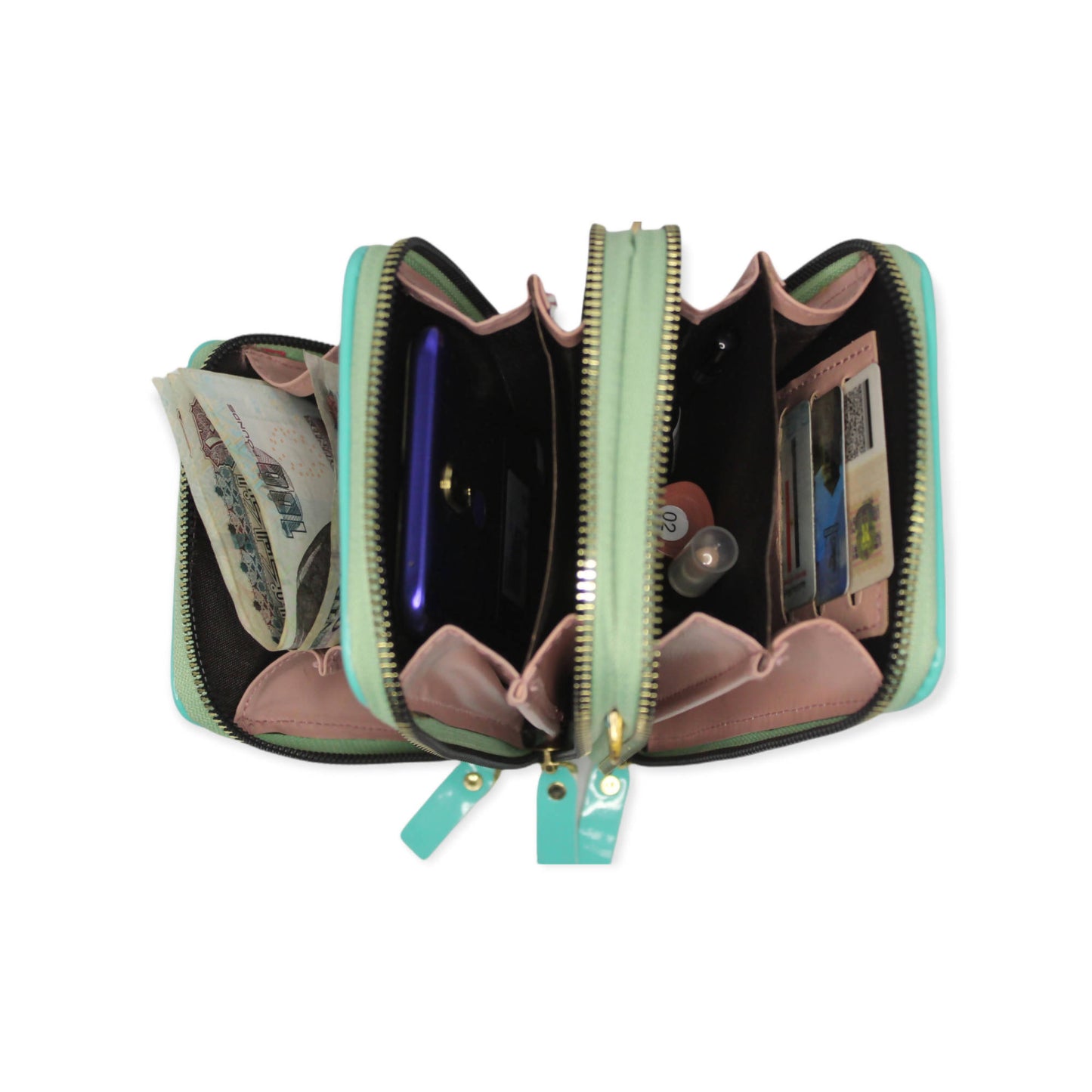 حقيبة الصليب الصغيرة الصغيرة إلى الأبد سماوي