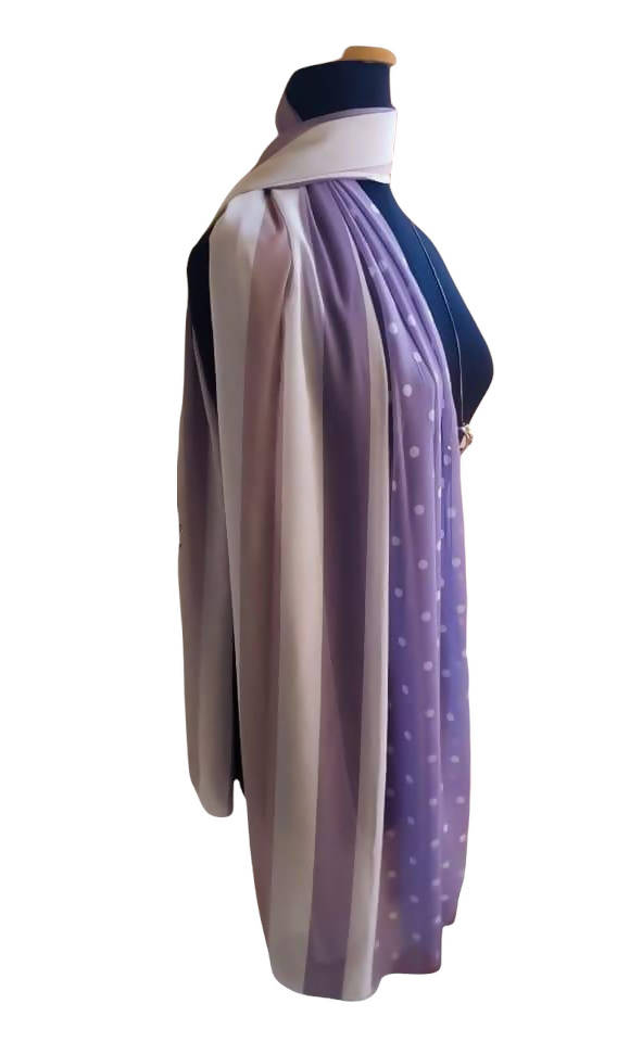 soft Crepe Chiffon Veil - Multi Color Chiffon Scarf 1210