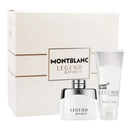 Mont Blanc Legend Spirit Set For Men Eau De Toilette 50ml  + Shower Gel 100ml