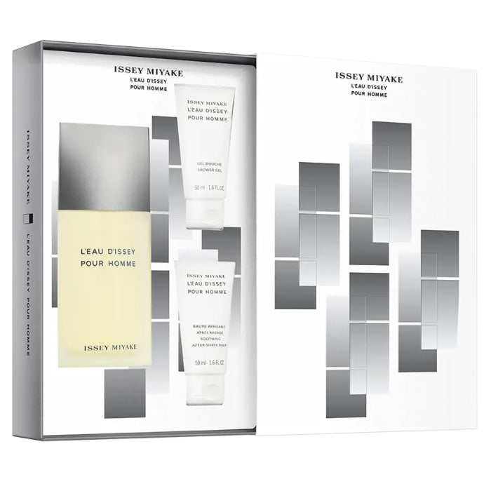 Issey Miyake LEau D Issey Pour Homme Set Eau De Toilette 125ml + Shower Gel 50ml+ After Shave Balm 50ml