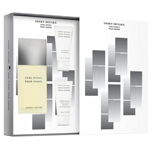 Issey Miyake LEau D Issey Pour Homme Set Eau De Toilette 125ml + Shower Gel 50ml+ After Shave Balm 50ml
