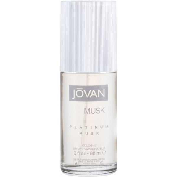 Jovan Platinum Musk Eau De Cologne for Men 88ml