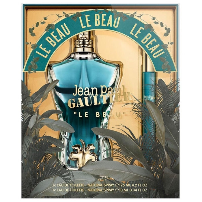 Jean Paul Gaultier Le Beau Set For Men Eau De Toilette 125ml + Mini Travel 10ml