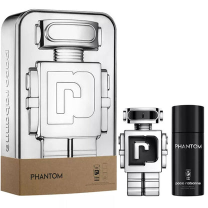 Paco Rabanne Phantom Set For Men Eau De Toilette 100ml + Spray 150ml