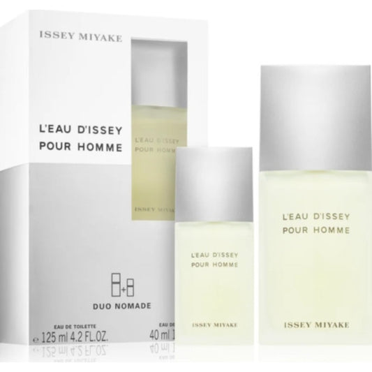 Issey Miyake Leau Dissey Set For Men Eau De Toilette 125ml + Travel Size 40ml