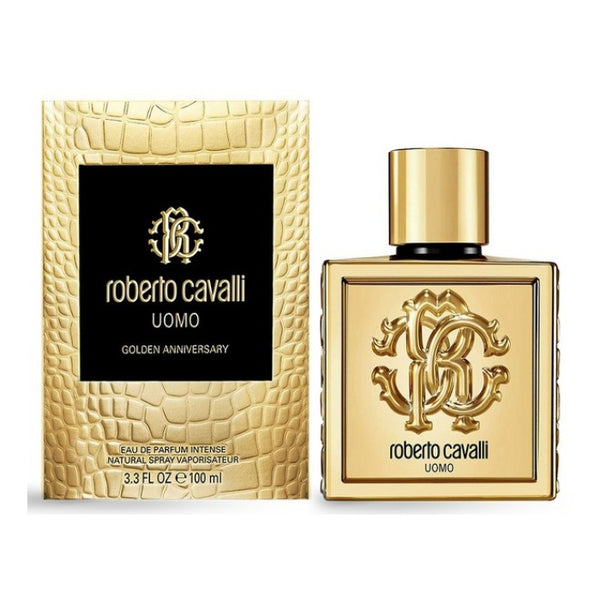 Roberto Cavalli Uomo Golden Anniversary Intense Eau De Parfum For Men 100ml