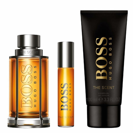 Hugo Boss The Scent Set For Men Eau De Toilette 100ml + Mini Travel 10ml + Shower Gel 100ml