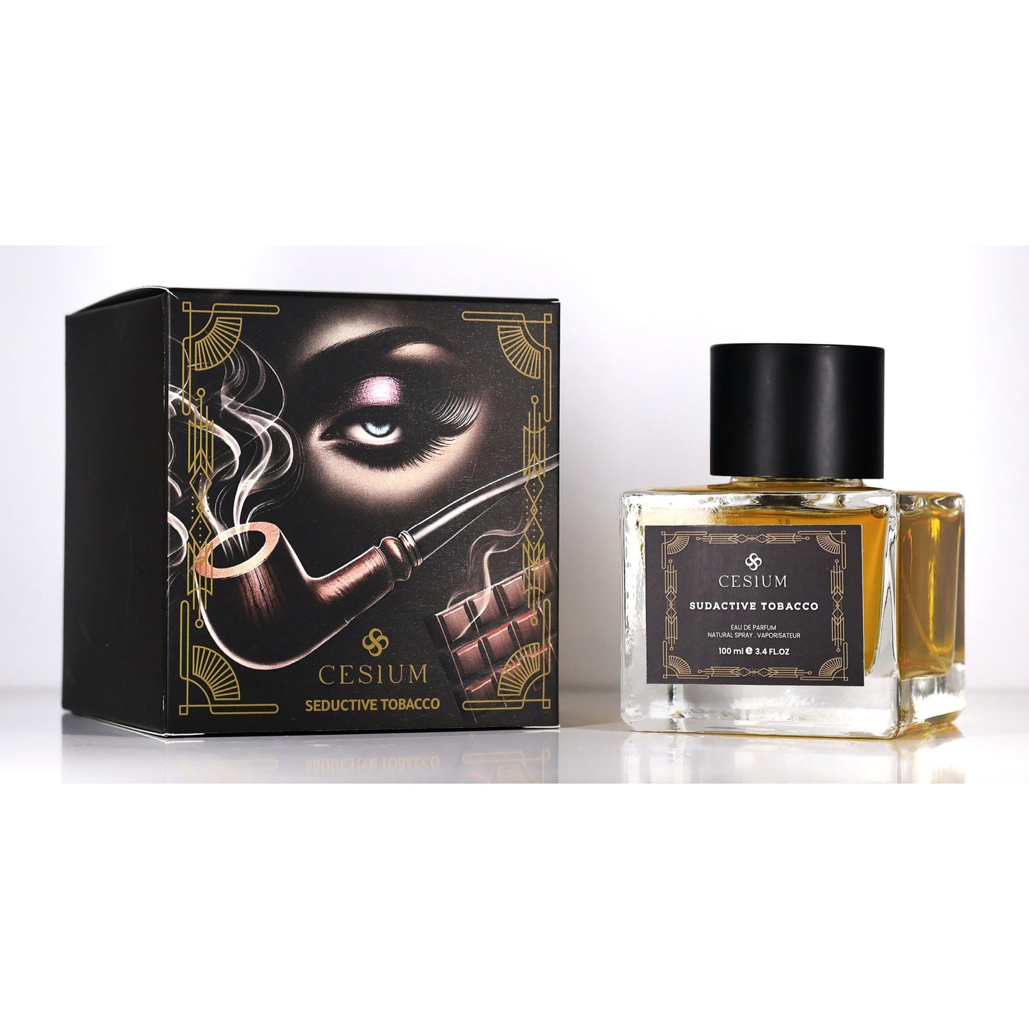Sample Cesium Seductive Tobacco Vials Eau De Parfum For Unisex 3ml