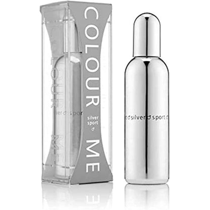 Milton Lloyd Colour Me Silver Sport Eau De Parfum For Men 90ml