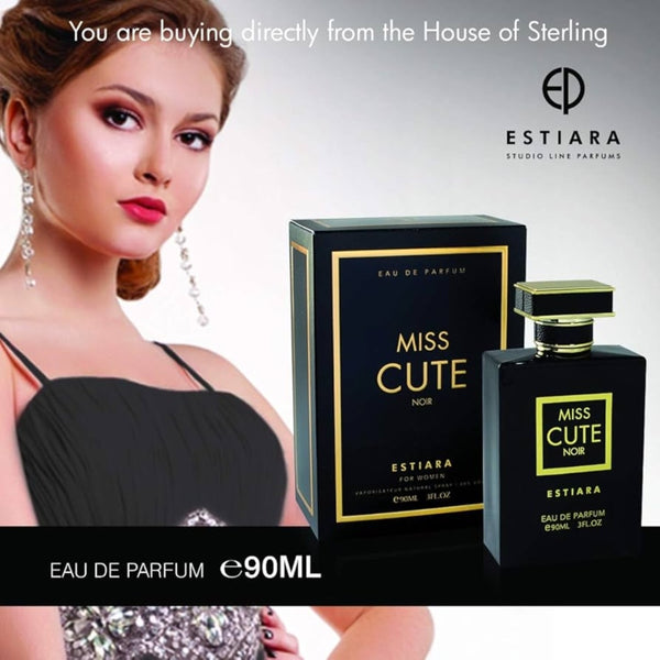 Estiara Miss Cute Noir Eau De Parfum For Women 90ml