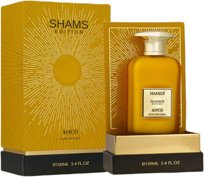 Hamidi Shams Edition Aoud LEau De Aqua Eau De Parfum For Unisex 100ml