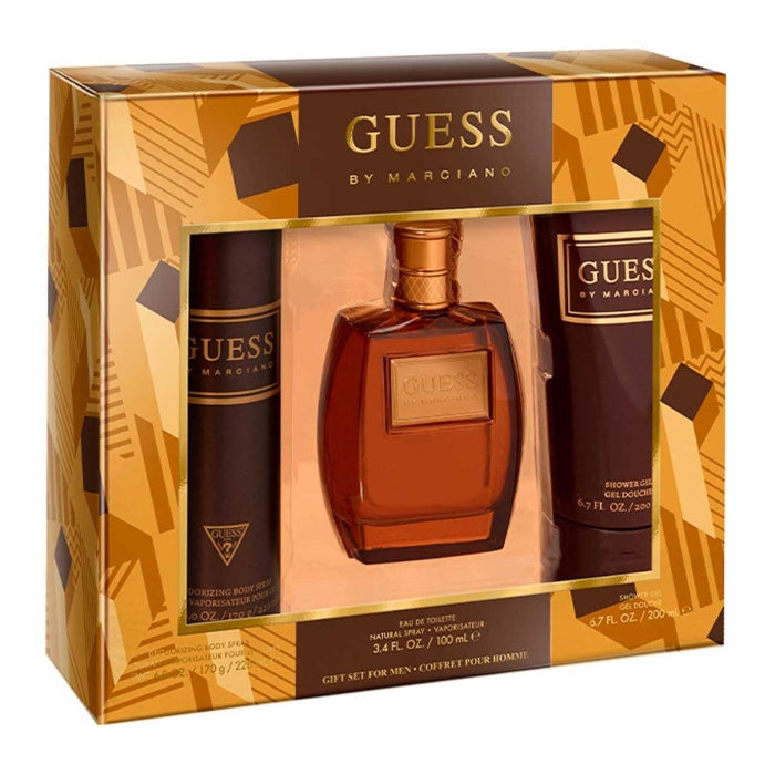 Guess By Marciano Set For Men Eau De Toilette 100ml + Deodorant Body Spray 226ml + Shower Gel 200ml